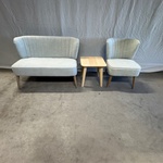 Ontvangstzitje, groengrijs, 3-delig